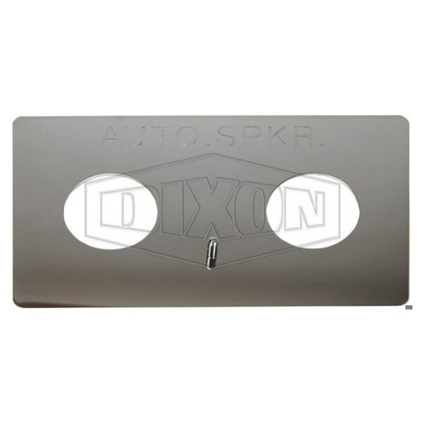 The Right Connection 24-385 Wall Plate, 3-3/8 in Nominal, Brass, Domestic